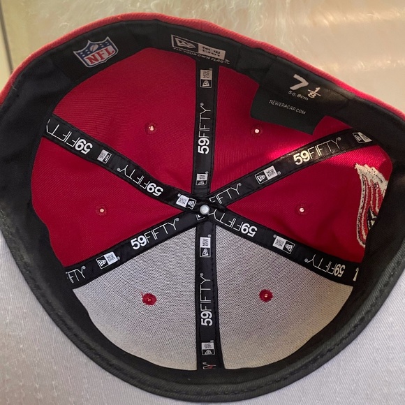 .Authentic. ARIZONA CARDINALS Flat Bill Hat - Picture 5 of 6